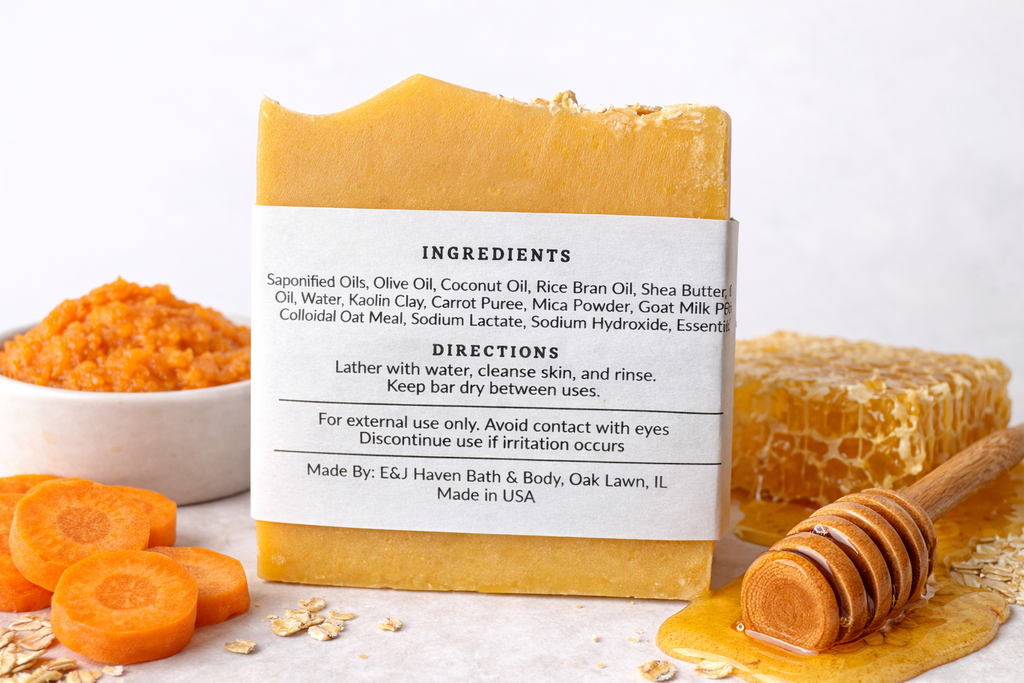 Carrot Purée Glow Soap