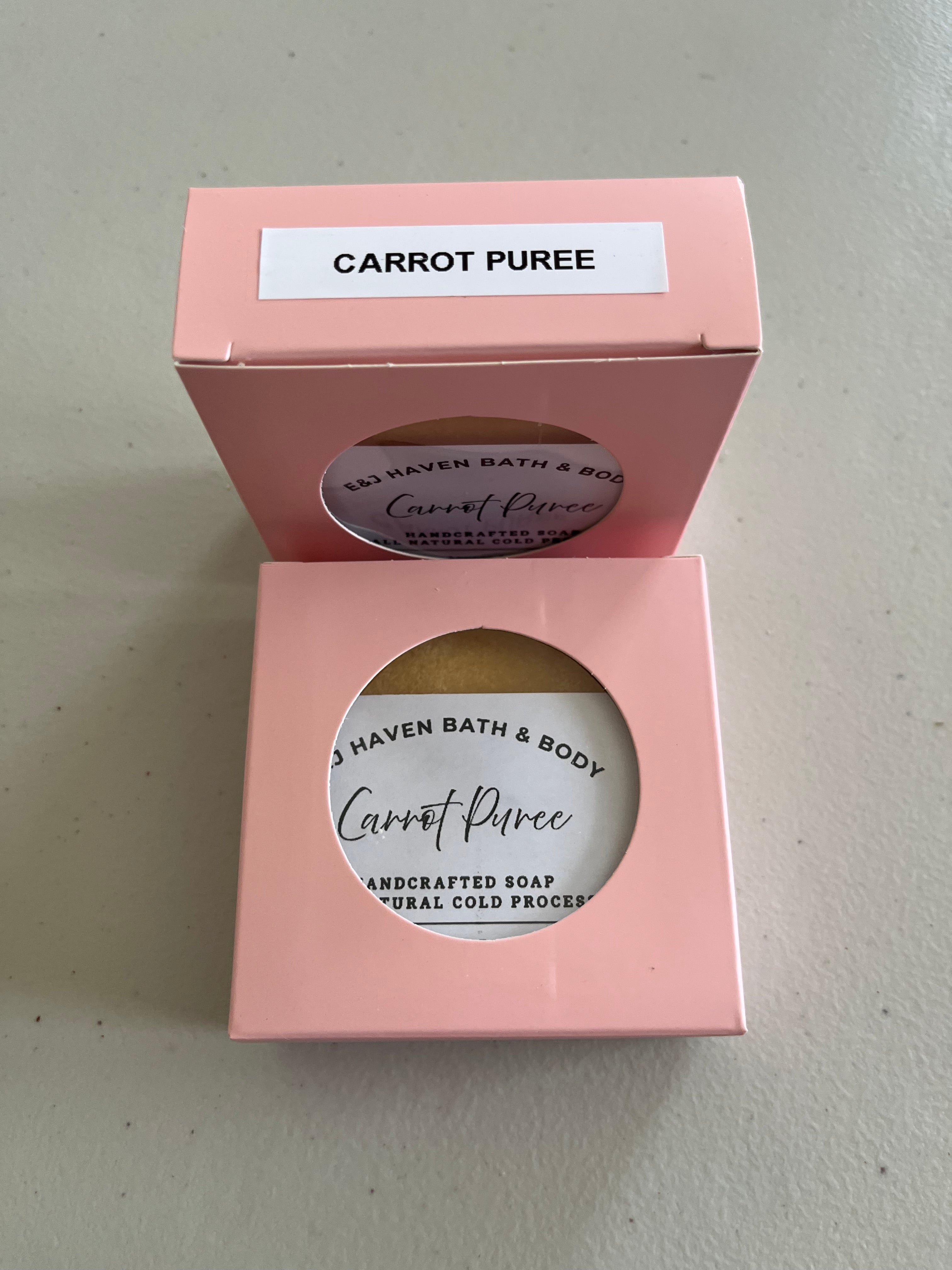 Carrot Purée Glow Soap $ 7.75 each