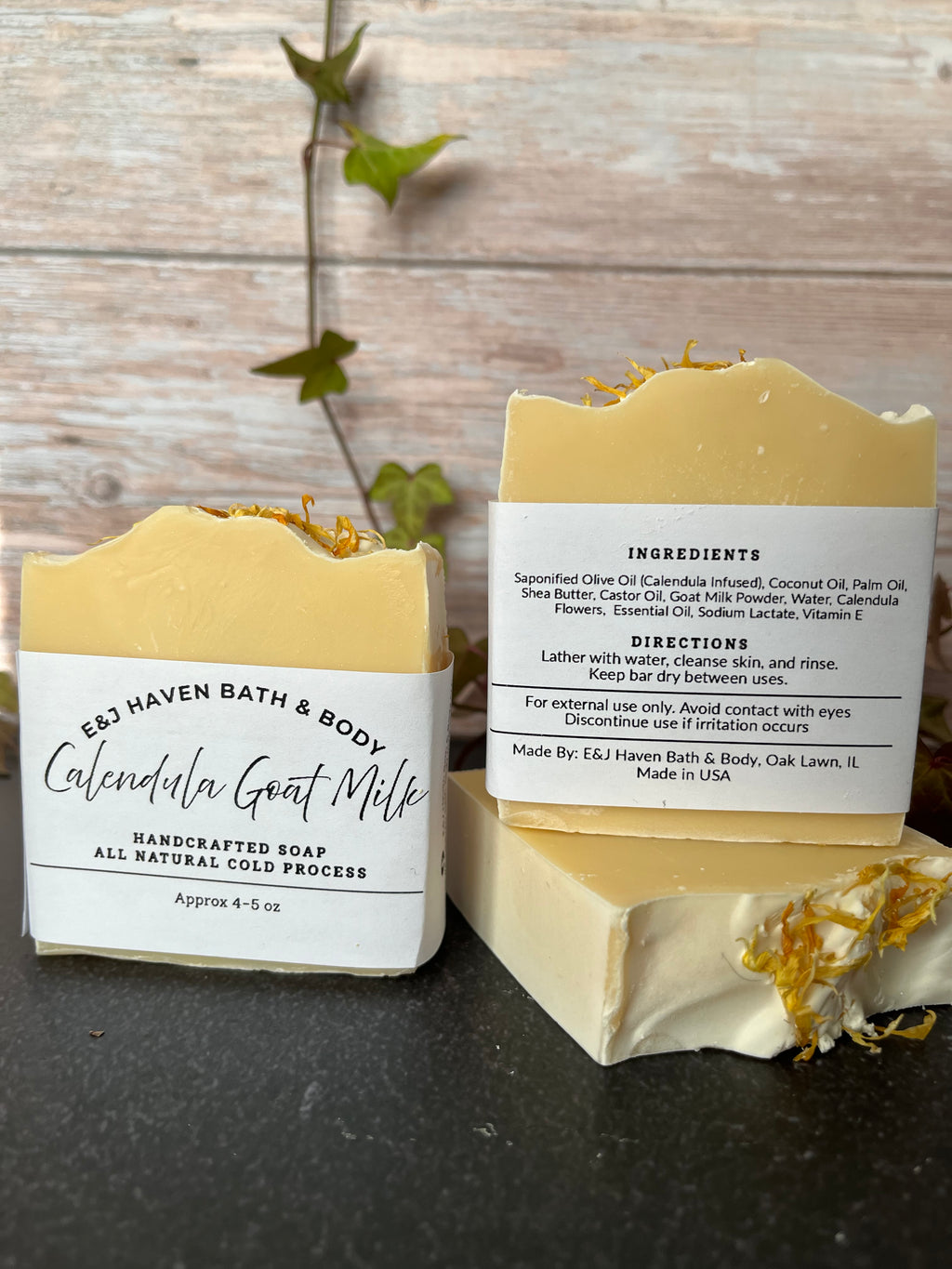 Calendula + Goat Milk $7.75 each