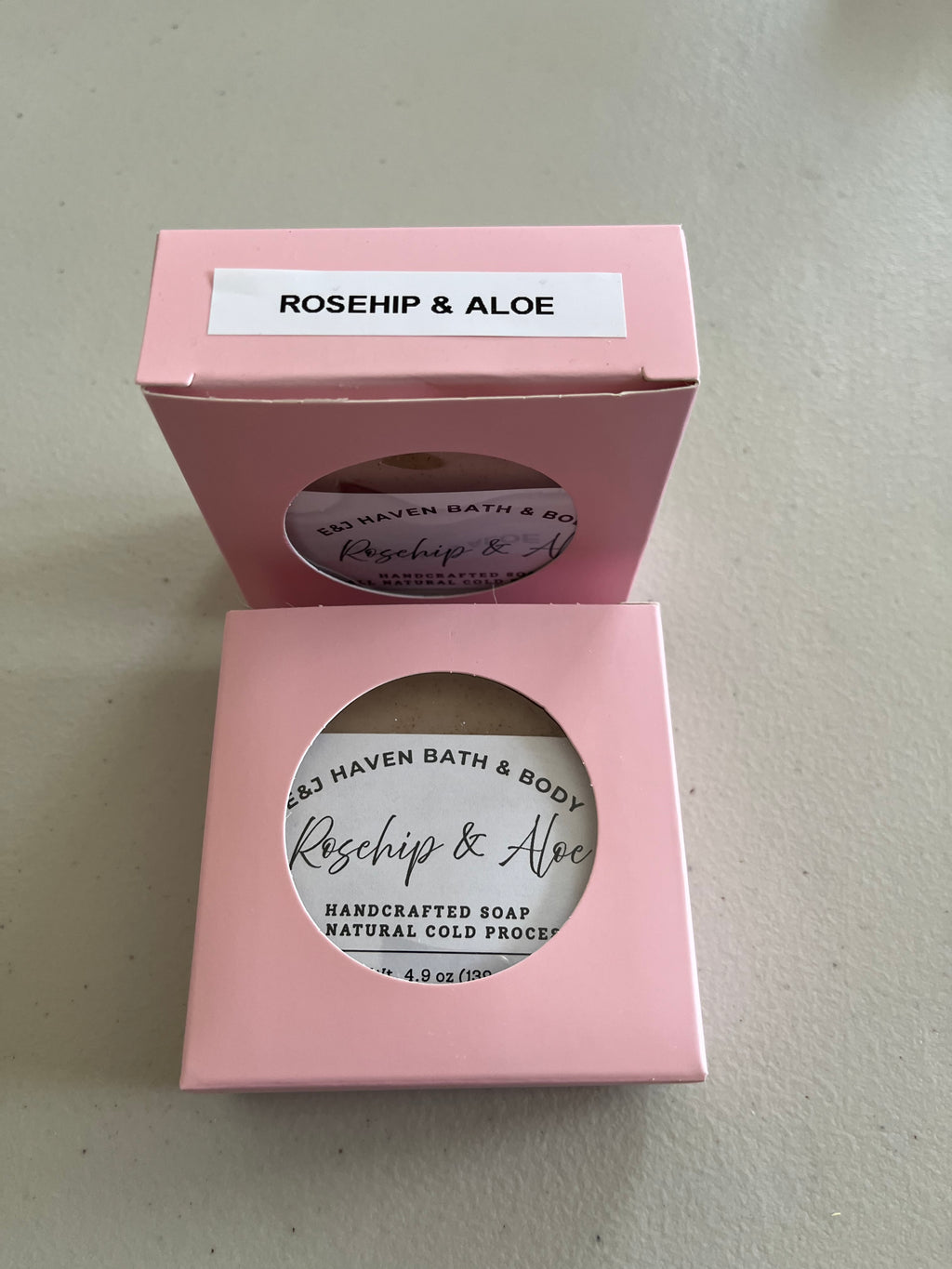 Rosehip & Aloe scented $ 7.50 each