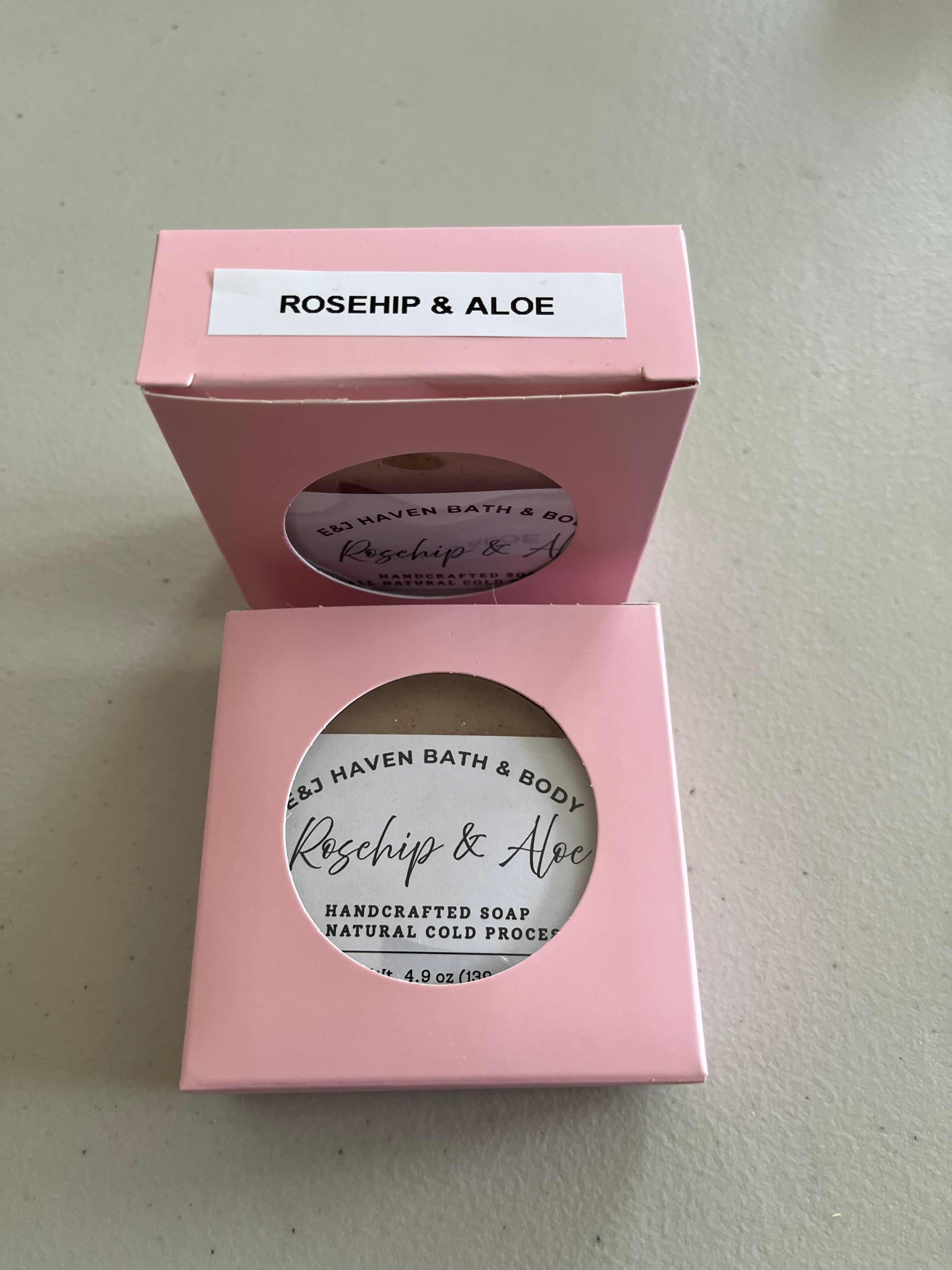 Rosehip & Aloe scented $ 7.50 each