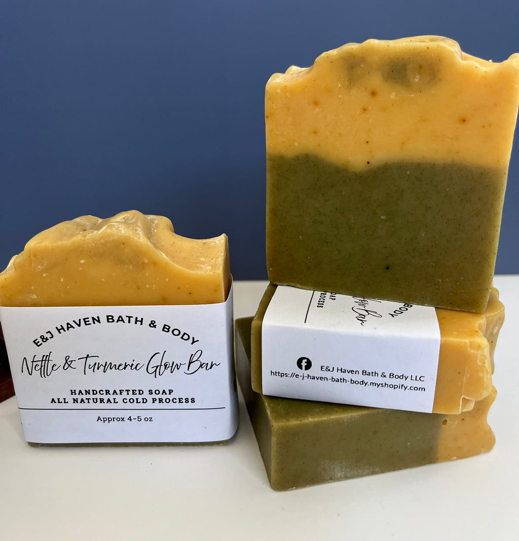 Nettle & Turmeric Glow Bar $8.00 each