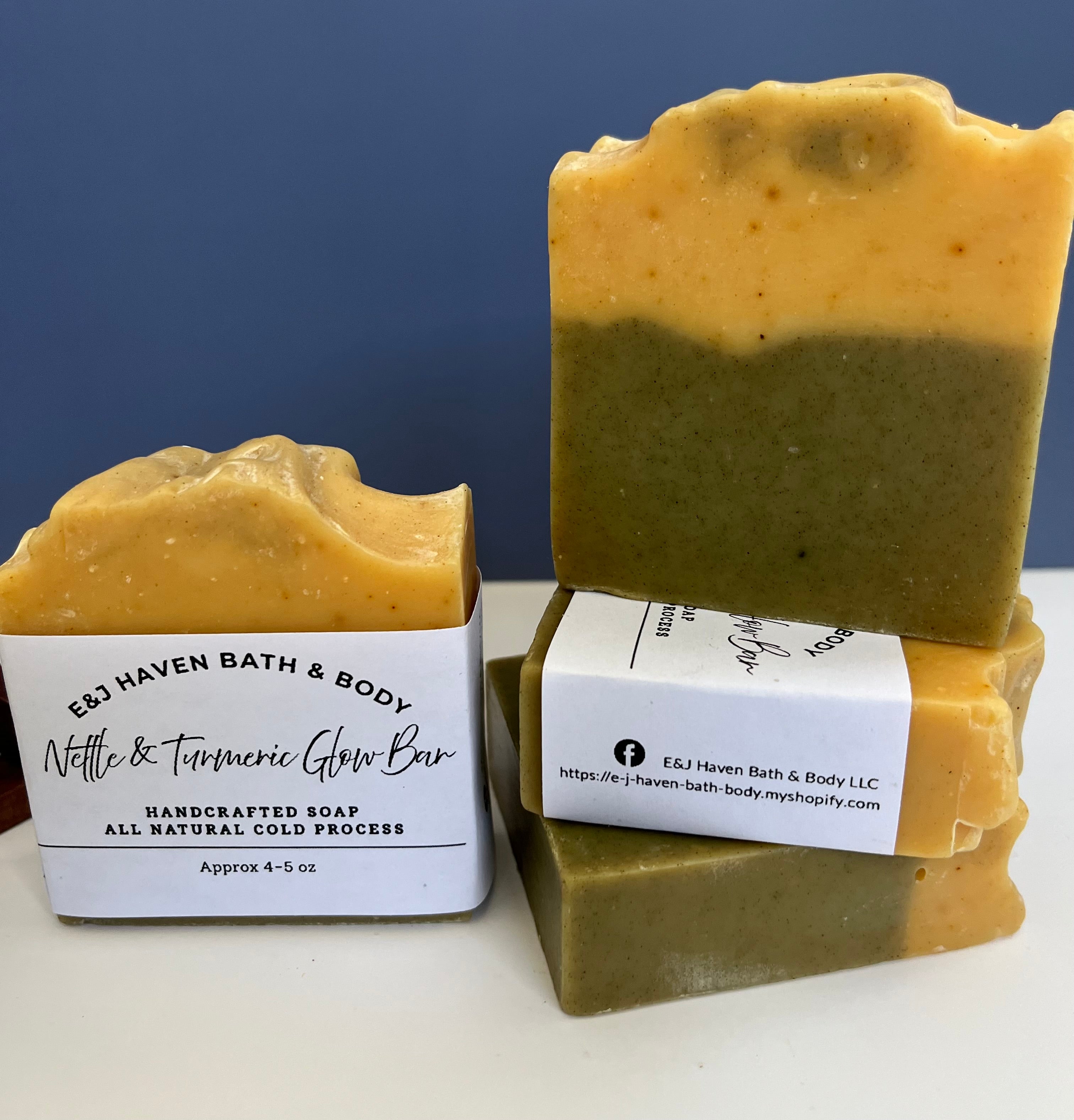 Nettle & Turmeric Glow Bar $8.00 each