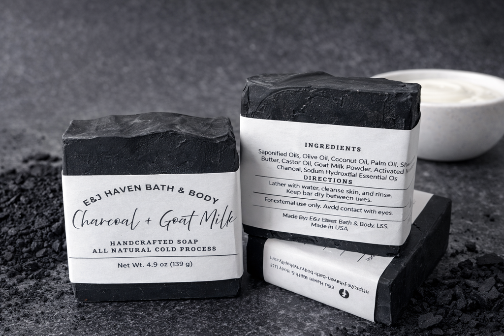 Charcoal & Goat Milk Bar $7.50