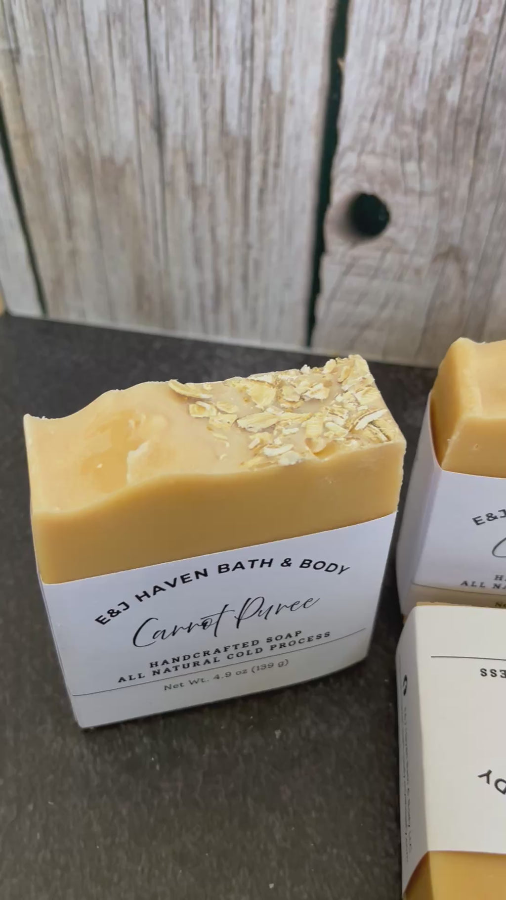 Carrot Purée Glow Soap $ 7.75 each